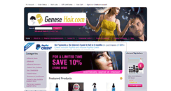 Desktop Screenshot of genesehair.com